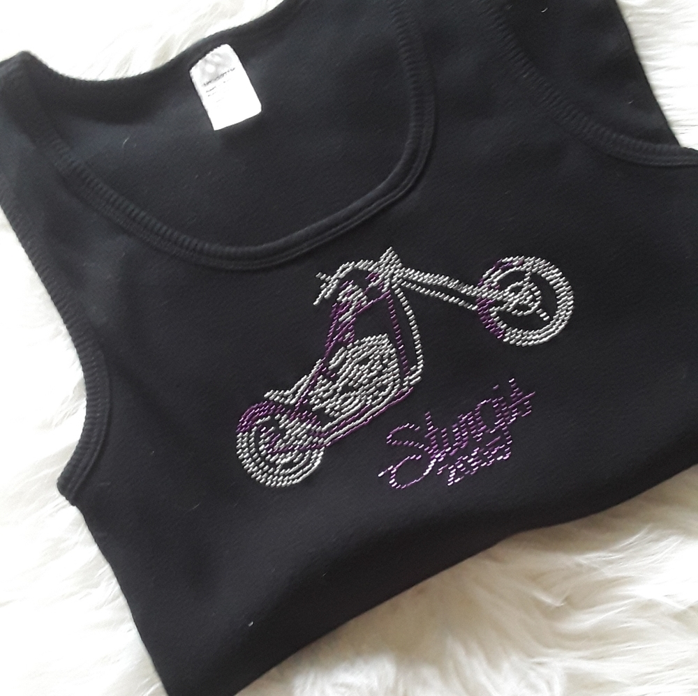 Sturgis Biker Rally 2005 Motorcycle Tank Black XL